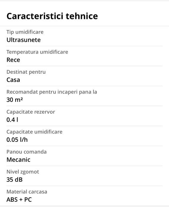 Umidificator KD Home SU-HP01, purificator aer, difuzor, aromaterapie