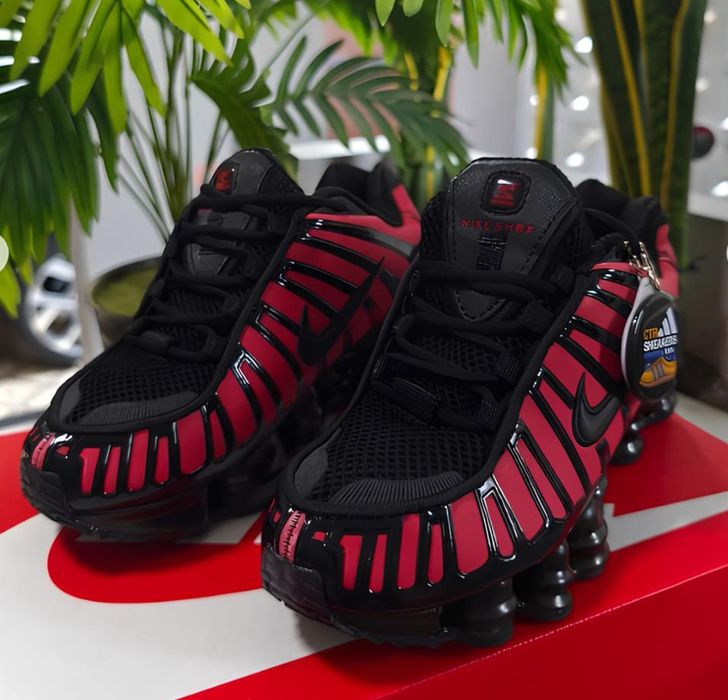Nike Shox TL Black & Red Thermoreactive мъжки маратонки