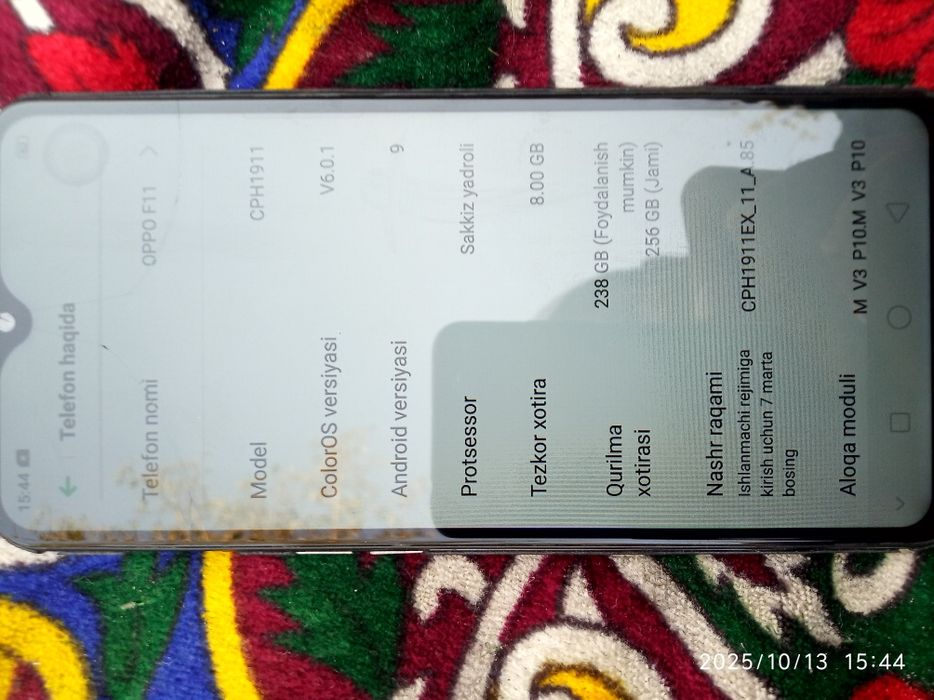 OPPO  F 11    8 / 256  GB. HOTIRALIK