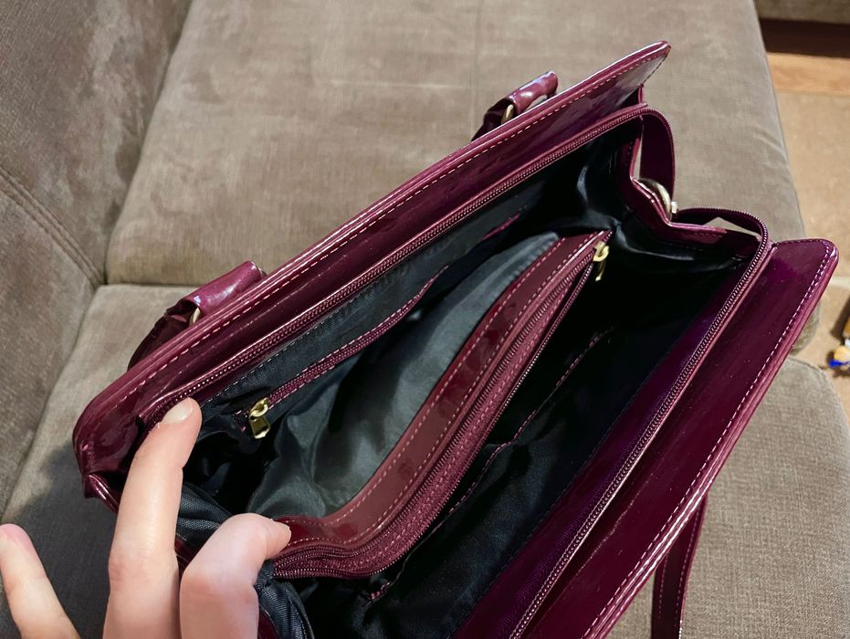 Нова дамска чанта с къси и дълга дръжка