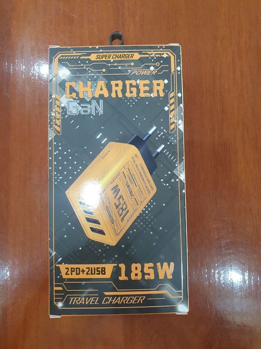 185W Power Max Tezkor Zaryadlovchi Adaptor + Kabel