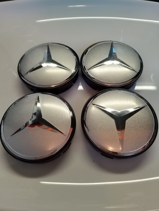 Капачки за джанти Мерцедес Mercedes Сиви тапи за джанти 55/60