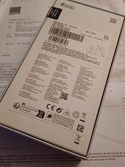 Oppo Reno 11F 5G  sigilat cu factura