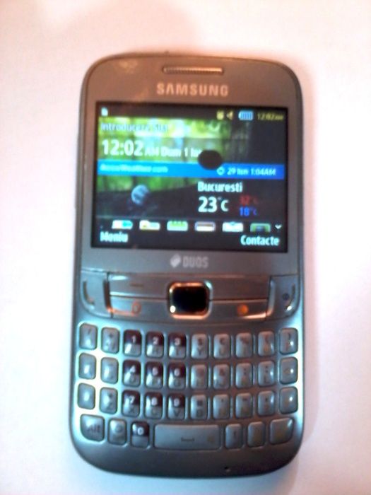 Telefon Samsung Chat 3572 dual sim gri, pentru piese