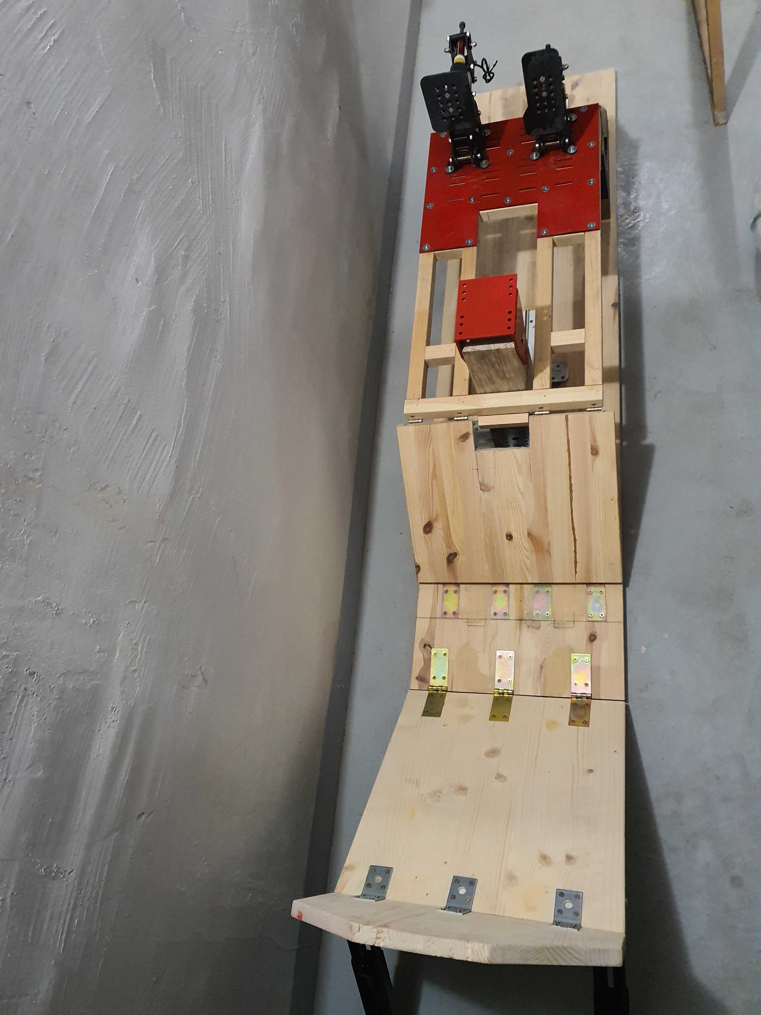 Дървен риг за сим рейсинг DIY Sim Racing Rig