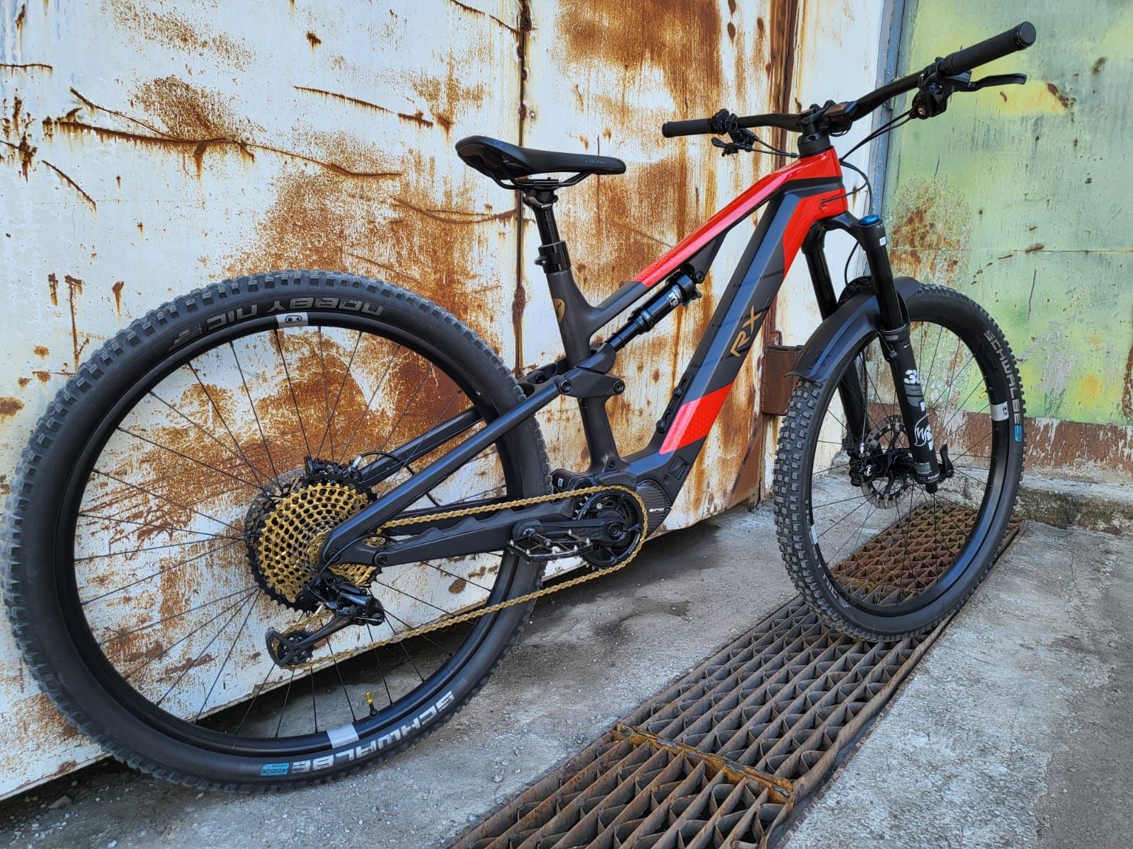 Bicicleta electrica full suspension,  Rotwild, Fox, magura, ep8 shiman