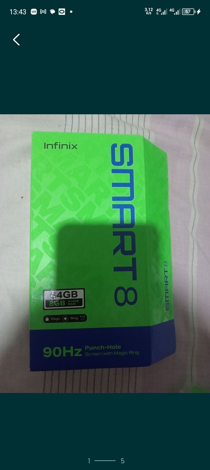 Новый infinix smart 8 на гарантии,и оppo A17 б.у