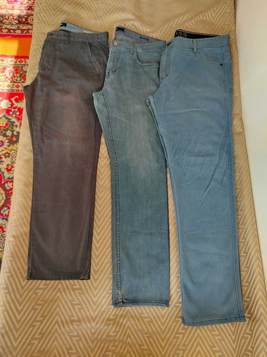 Рабочие джинсы / разм - W34 W36 W40 / Турция / брюки штаны слаксы Б/У