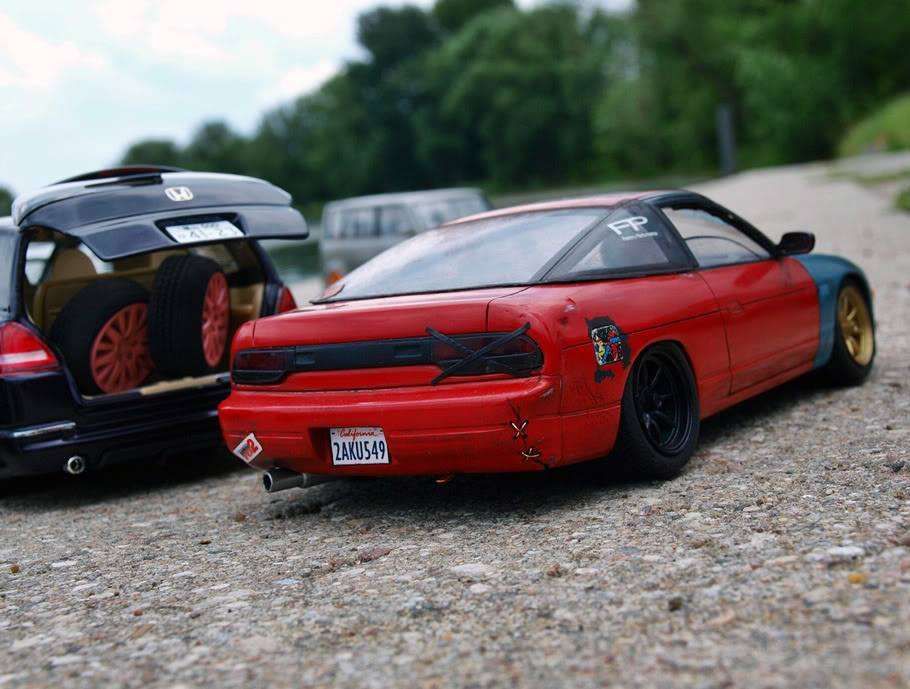 Kit Macheta Auto 1:24 Nissan 180sx S13 - cititi descrierea