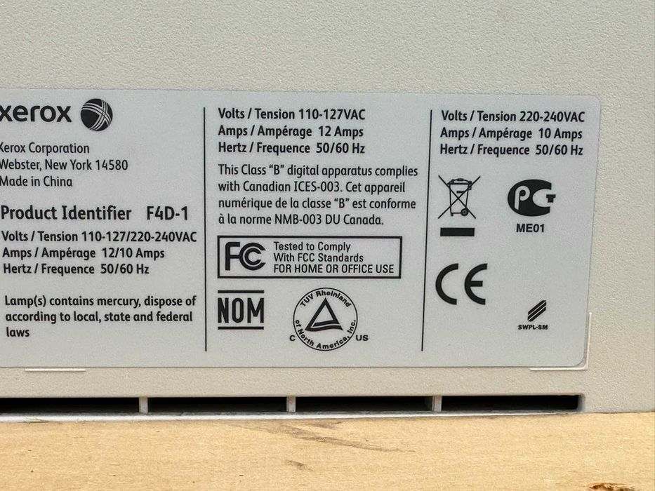 Imprimanta/Multifunctionala laser color Xerox WorkCentre 7435