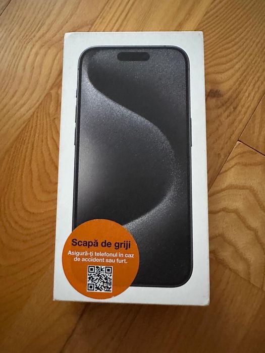 Iphone 15 pro nou negru