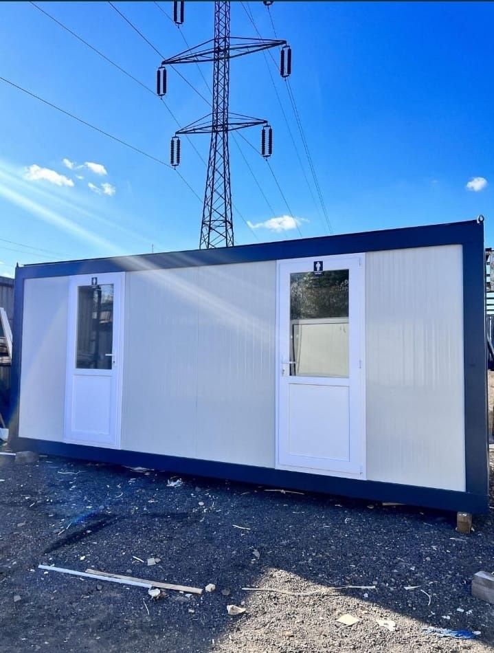 Vand Containere birou monobloc imbinate vestiar sanitar modular paza