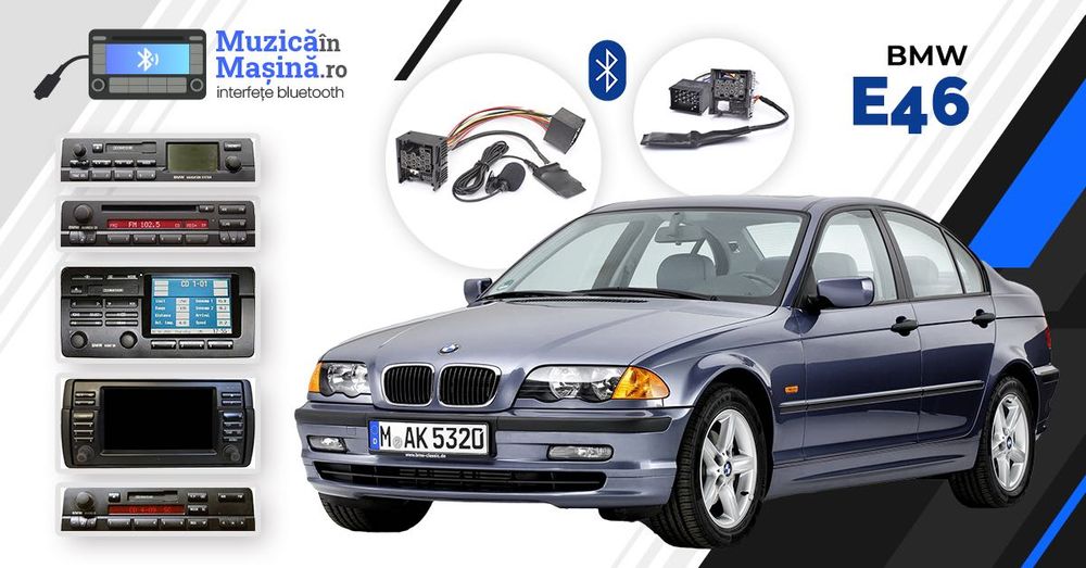 Interfata Adaptor Bluetooth BMW E46 (nu aux).