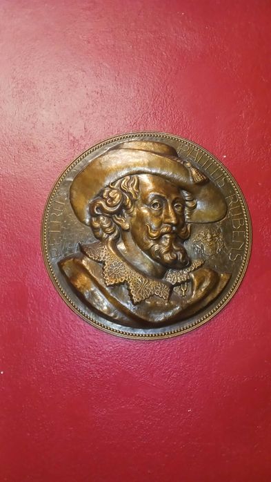 Медна картина с лика на Рубенс.