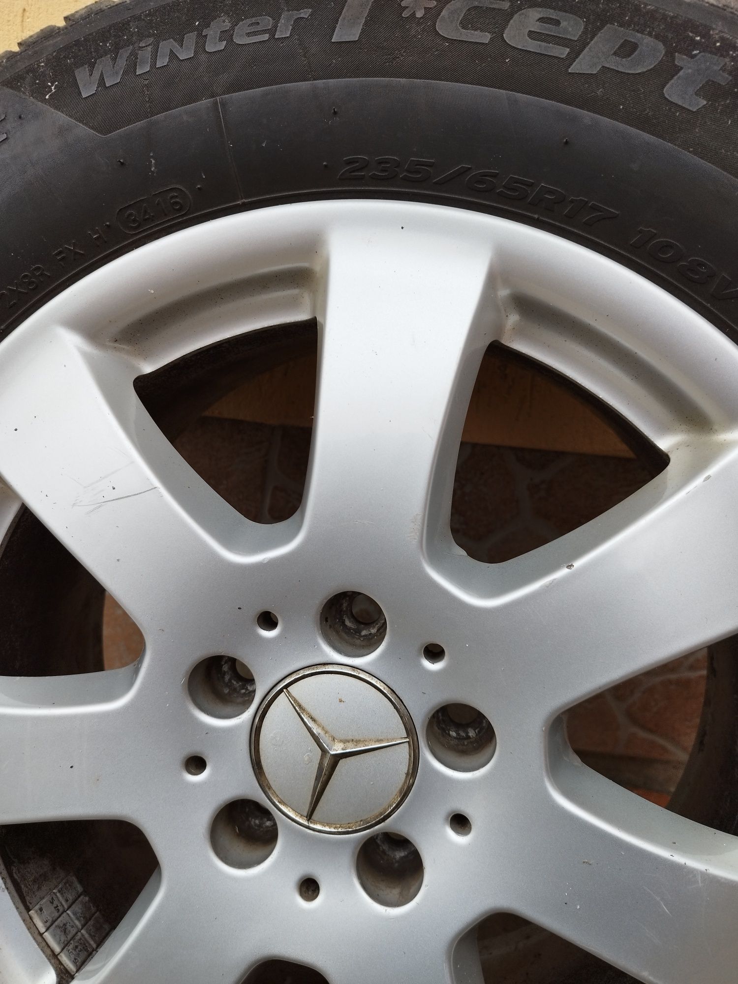 Jante 17" ( anvelope iarnă  bonus) Mercedes 235 65 17