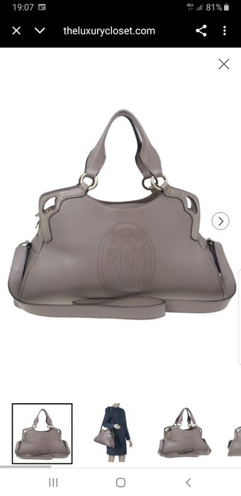 Cartier Hobo geanta din piele naturală