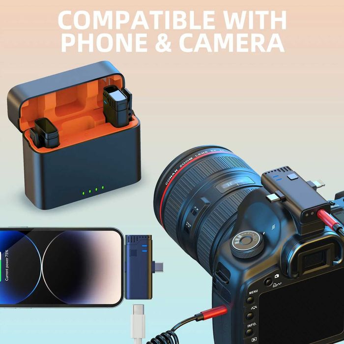 ДОСТАВКА! Беспроводной петличный микрофон JMARY MW-16 3-in-1