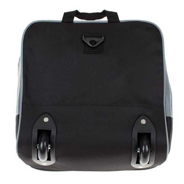 Чанта за пътуване Mercado Trade, С колелца, Сиво-Черна, 84л.