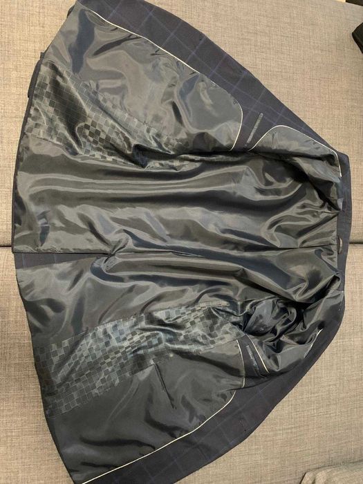 Sacou barbati Roberto Lara (Satu Mare) marime 52, lana, bleumarin