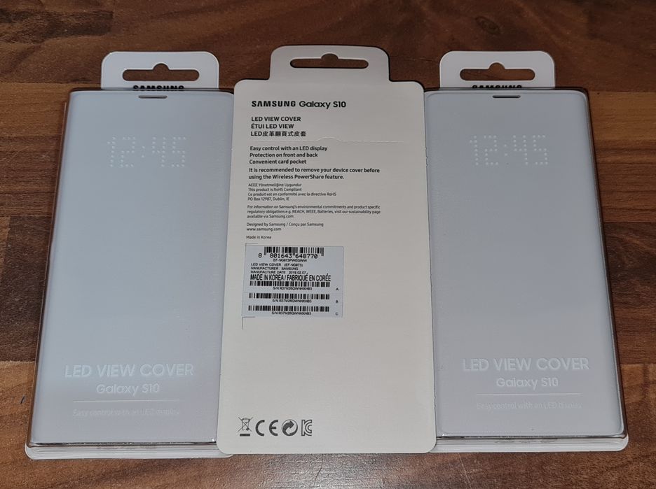 Husa flip smart activa originala Samsung Led View Cover Galaxy S10