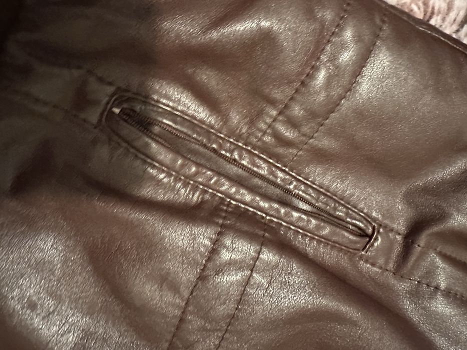 Яке от естествена кожа