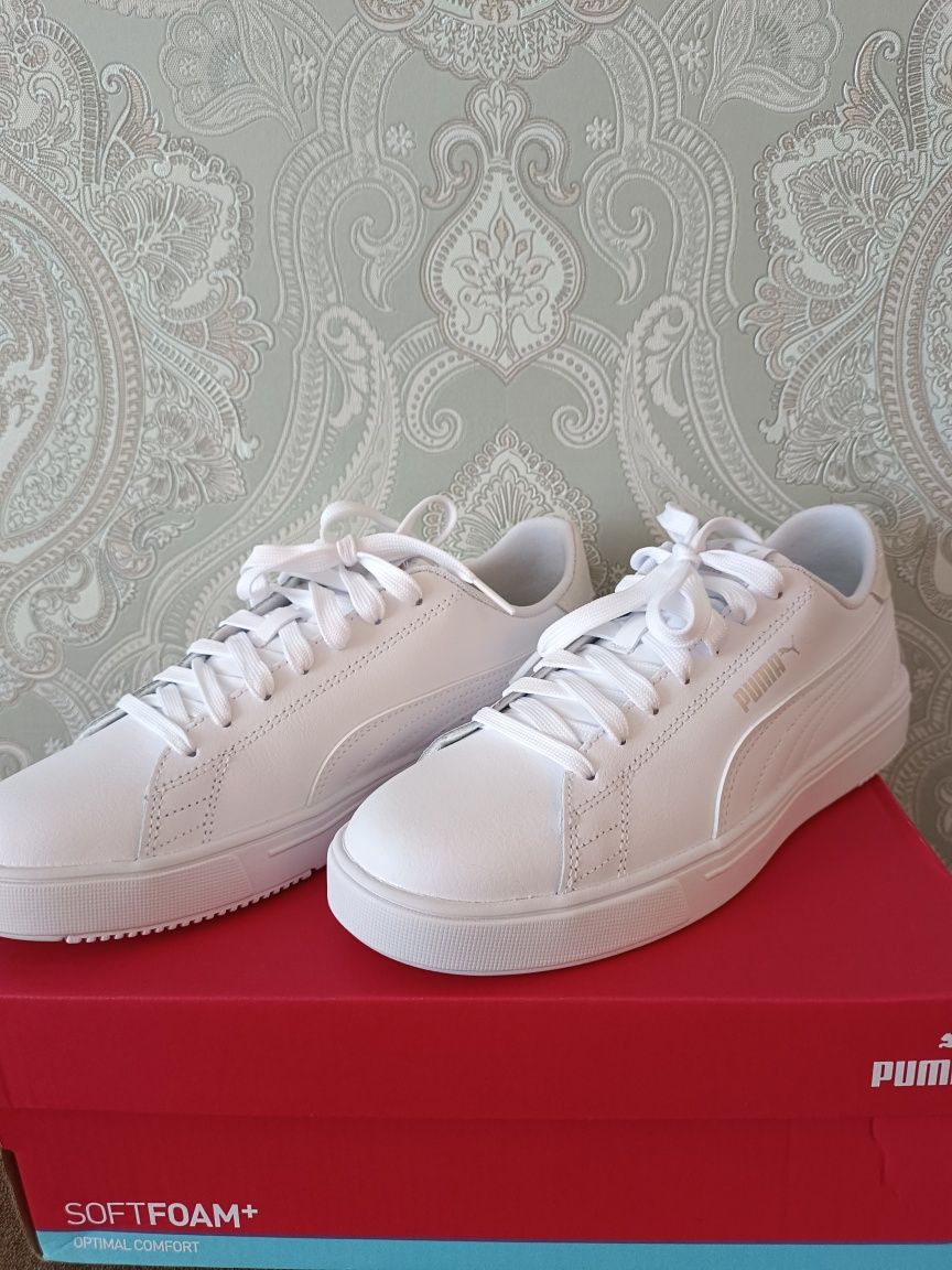 Кроссовки белые Puma оригинал/женская обувь