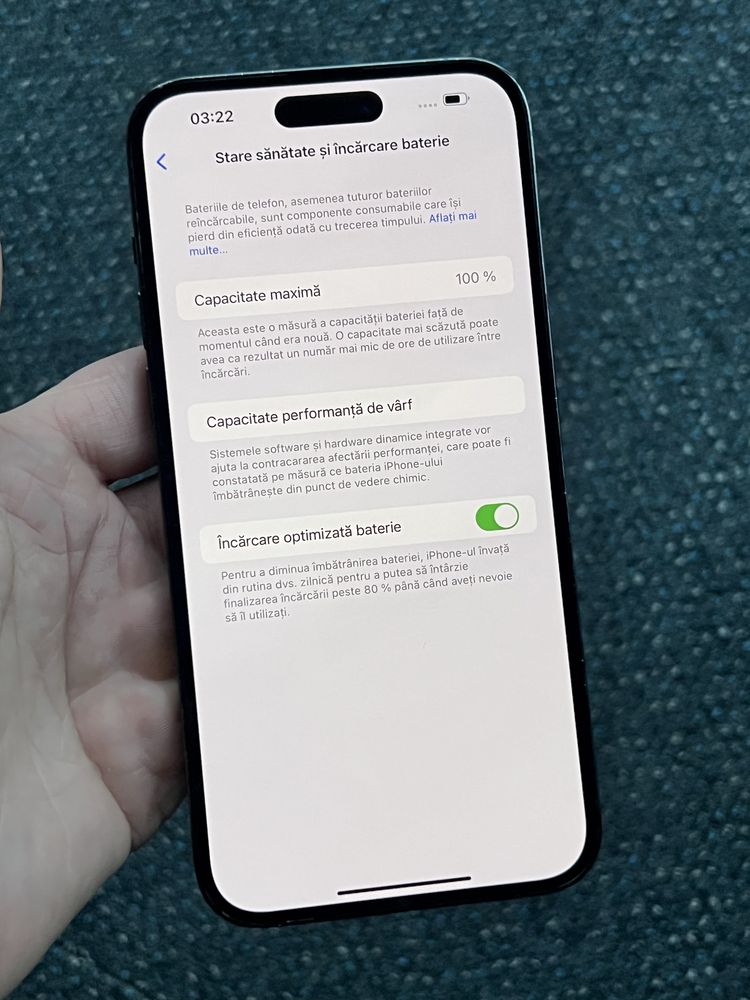 (10/10). iPhone 14 Pro Max, 128GB, Baterie 100% (GARANȚIE )