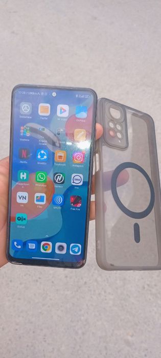 Redmi note11s 128ga 6 udar xolatda full komplekt radnoy zaryatka bor