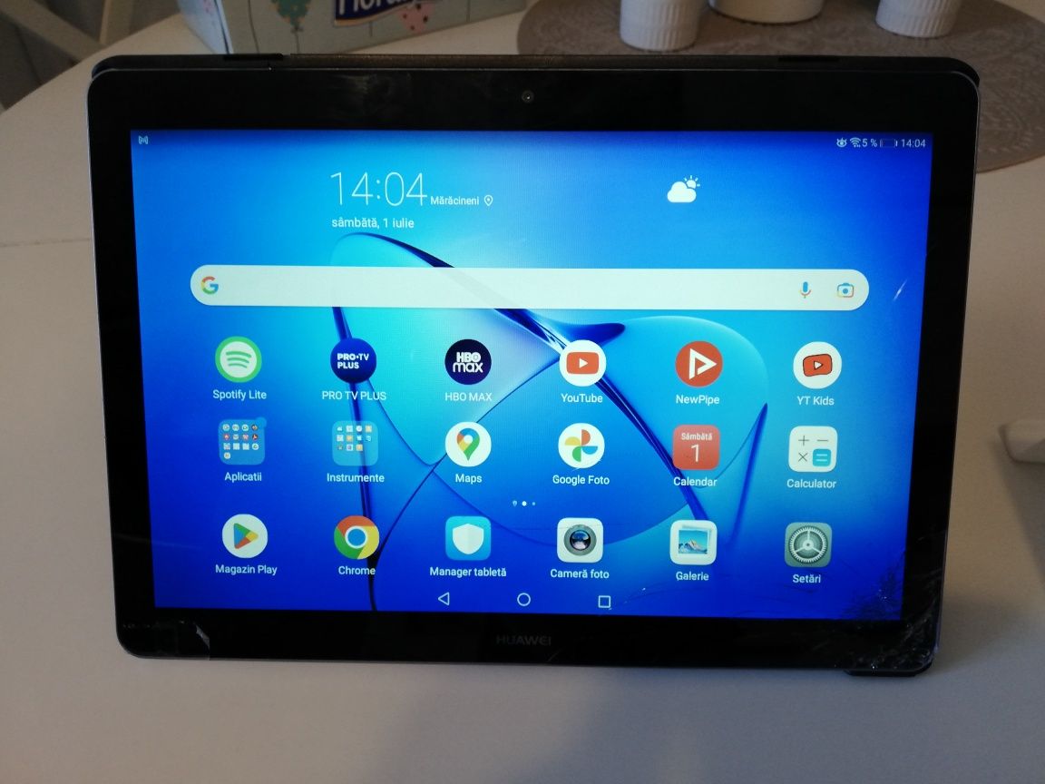 Tableta Huawei Mediapad ecran crăpat 10 inci