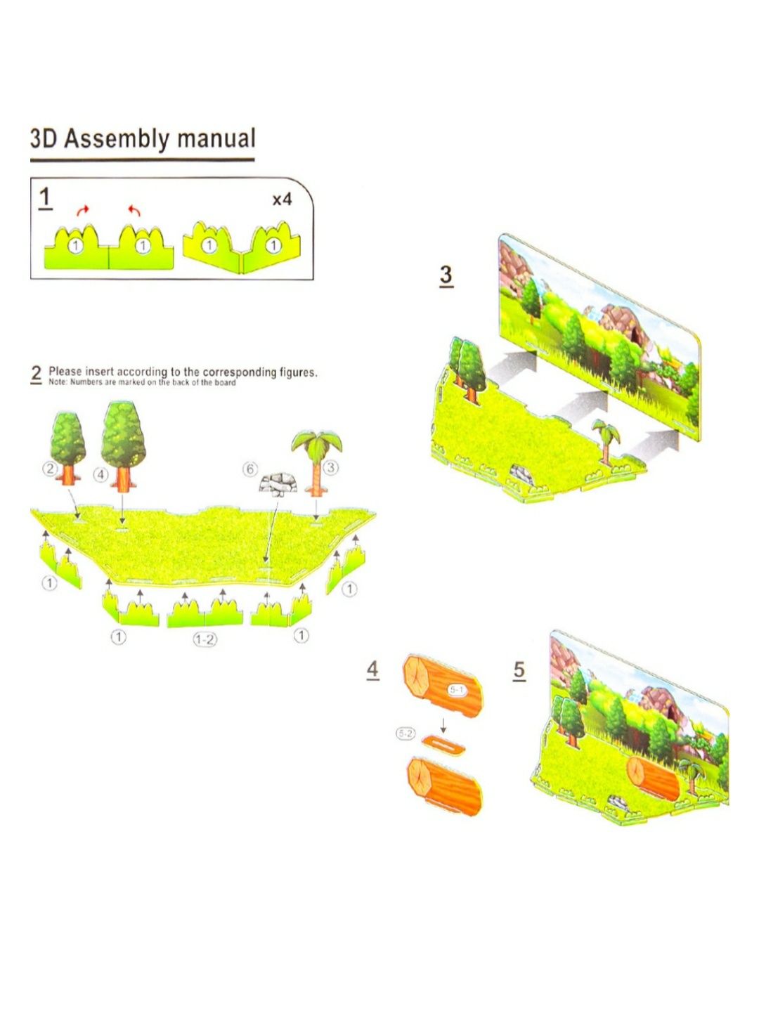 3D пазл динозавры