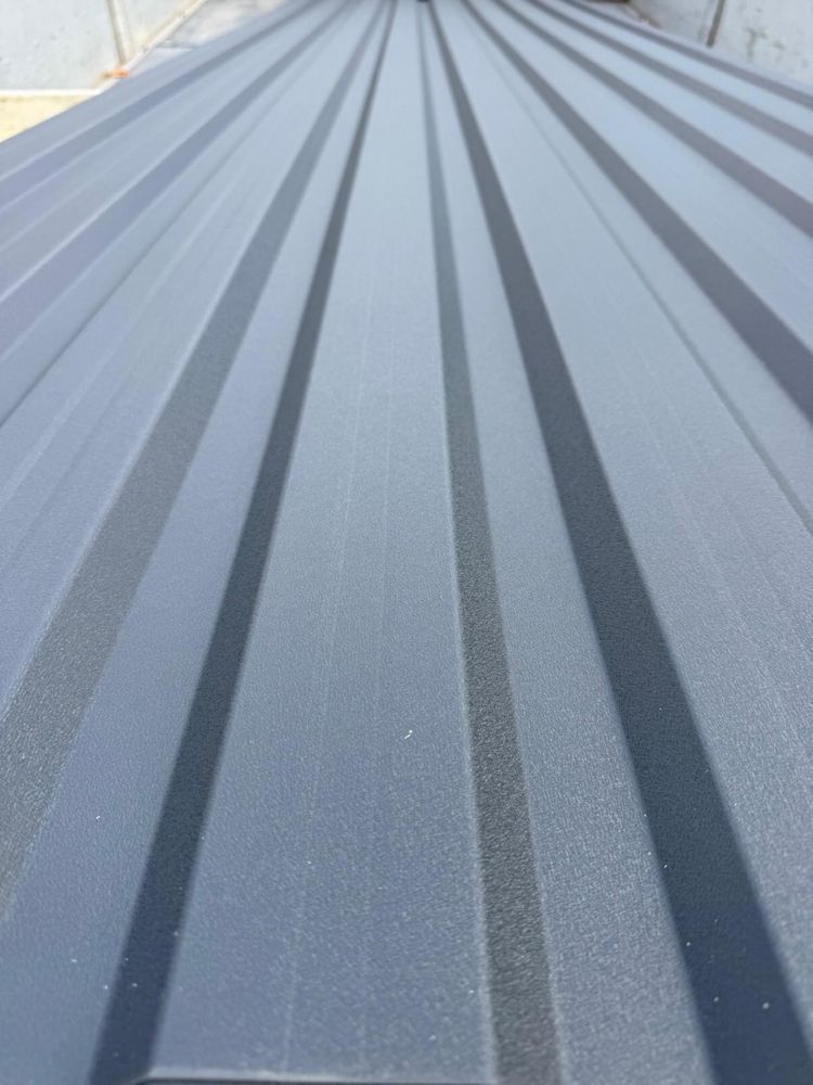 Tablă Cutată T18 RAL 7016 gri antracit 0,5mm 6m lungime Gard Fațadă