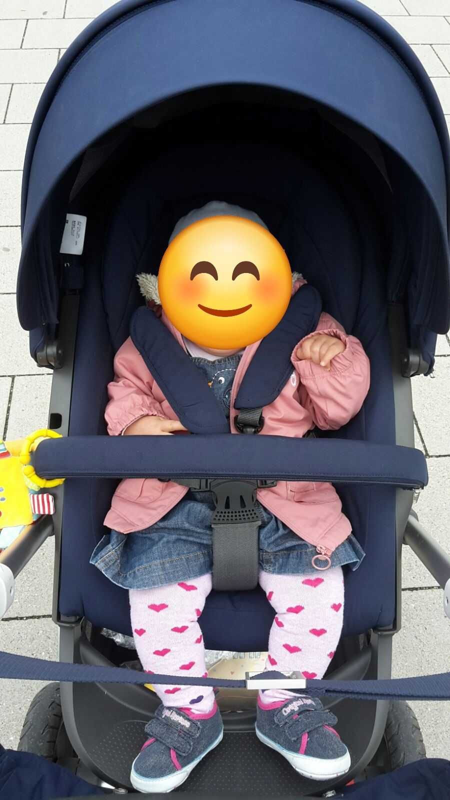 Stokke Trailz детска количка пълен комплект + подарък Stokke Handysitt