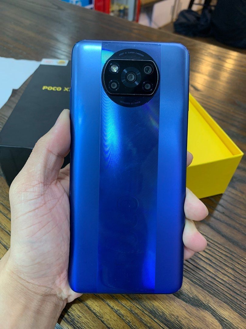 Xiaomi POCO X3 pro blue