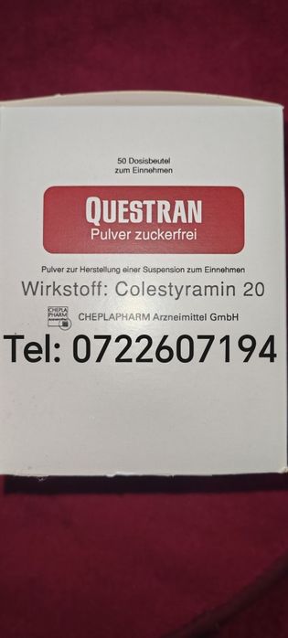 Pulbere pentru colesterol, diaree, urticarie