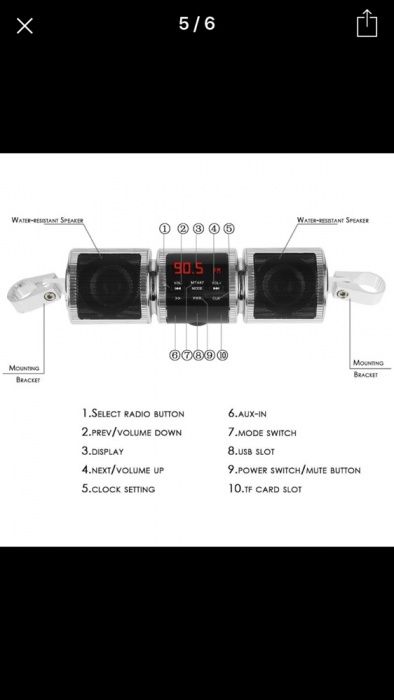 MP3 Player Motorcycle