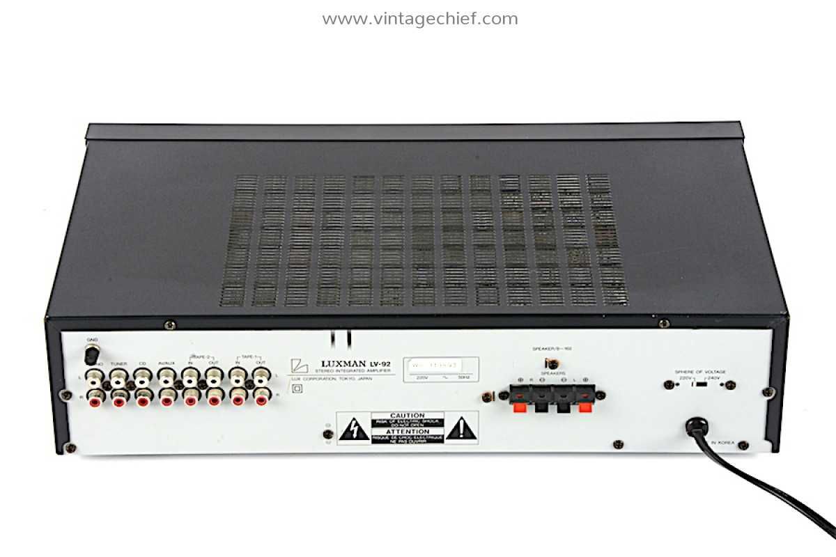 Amplificator LUXMAN LV-92 stereo, fabricat Japonia