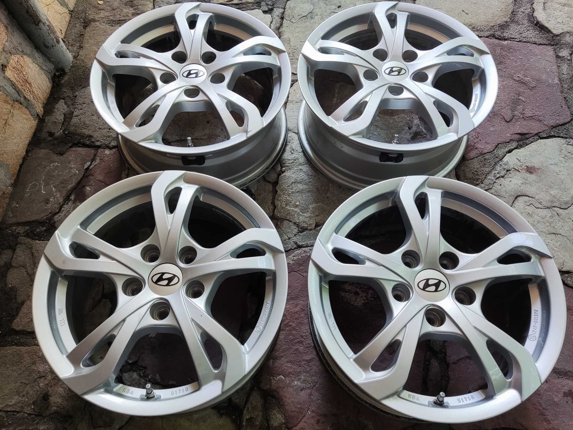 Hyundai 16 цoла 5х114,3 алуминиеви лeти джaнти за Хюндай 5x114,3