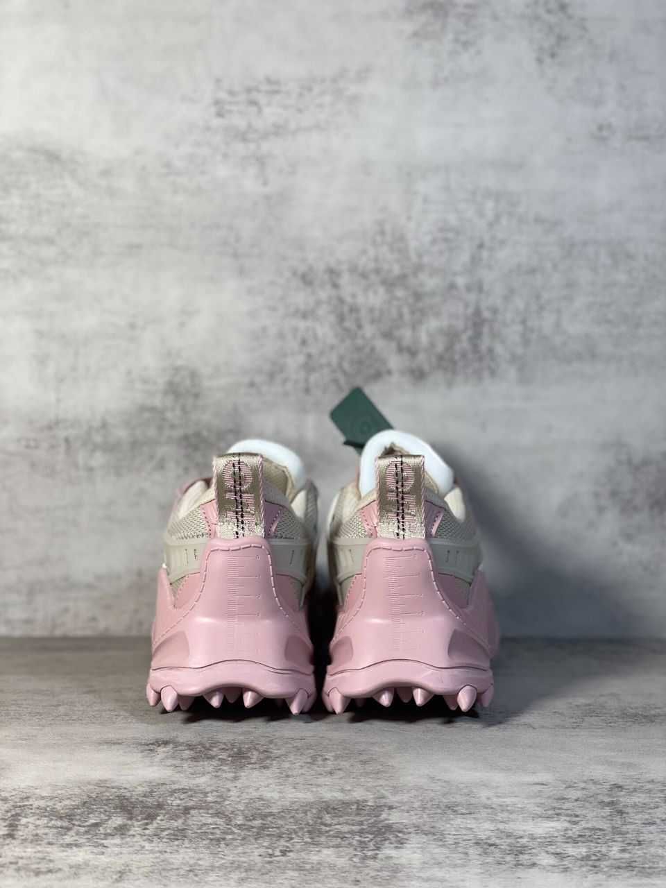 Adidasi OFF WHITE, Odsy 1000 SNEAKERS Premium din Piele / Beige Pink