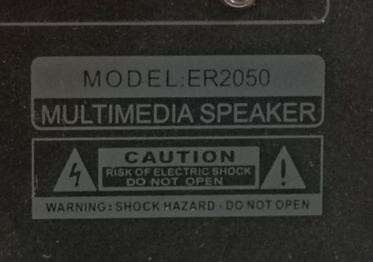 Сам буфер стерео multimedia  speaker model ER 2050 + Bluetooth модуль