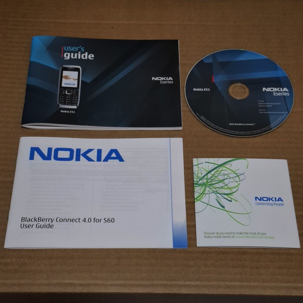 Документы и диск от Nokia E51 в идеальном состоянии • ТЕЛЕФОНА НЕТ !!!
