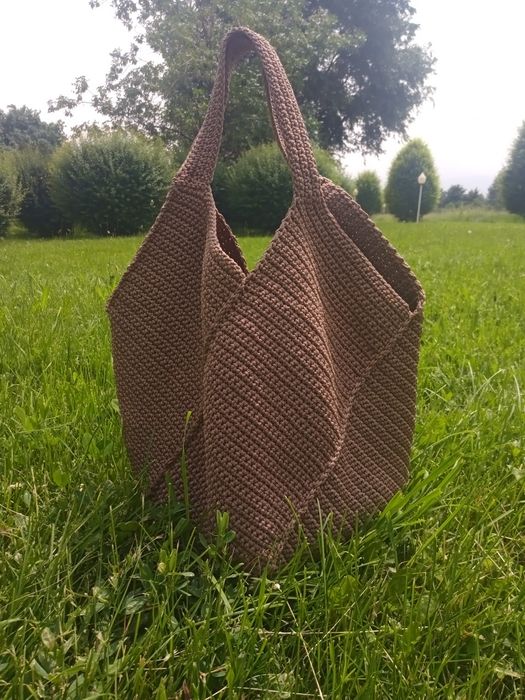 сумка шопер из полиэфирного шнура