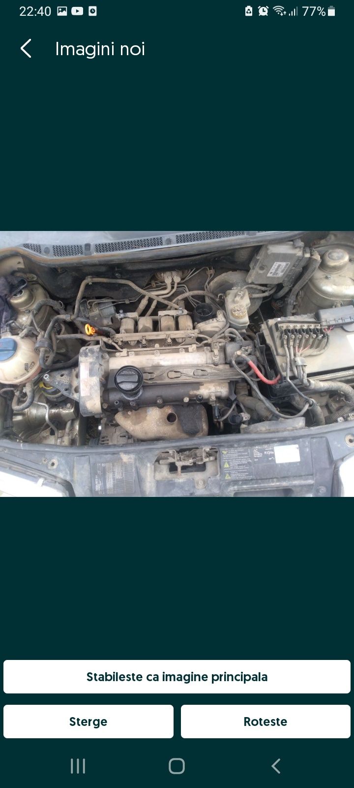Skoda fabia 1,4 16 valve piese