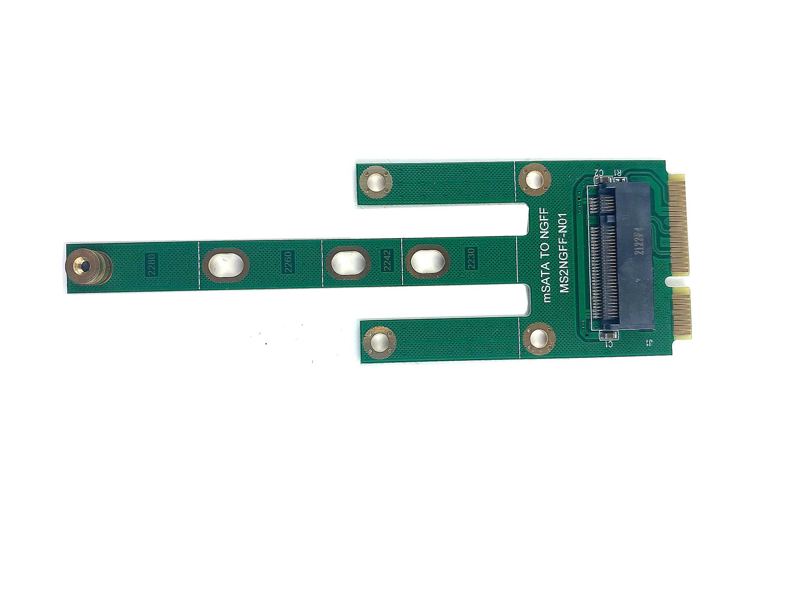 НОВ Адаптер SSD mSATA към M.2 NGFF