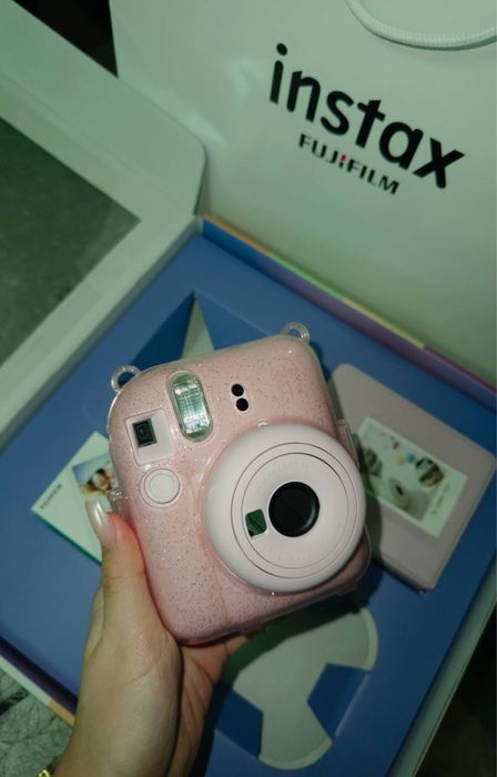 Instax mini 12 розовый
