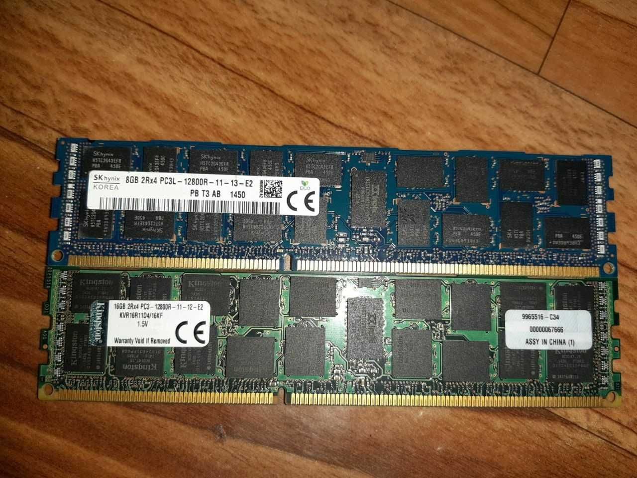 Серверная оперативная память DDR3 8GB 16GB 12800R Kingston SKhynix