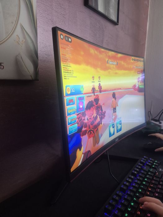 Monitor 144hz aoc curbat