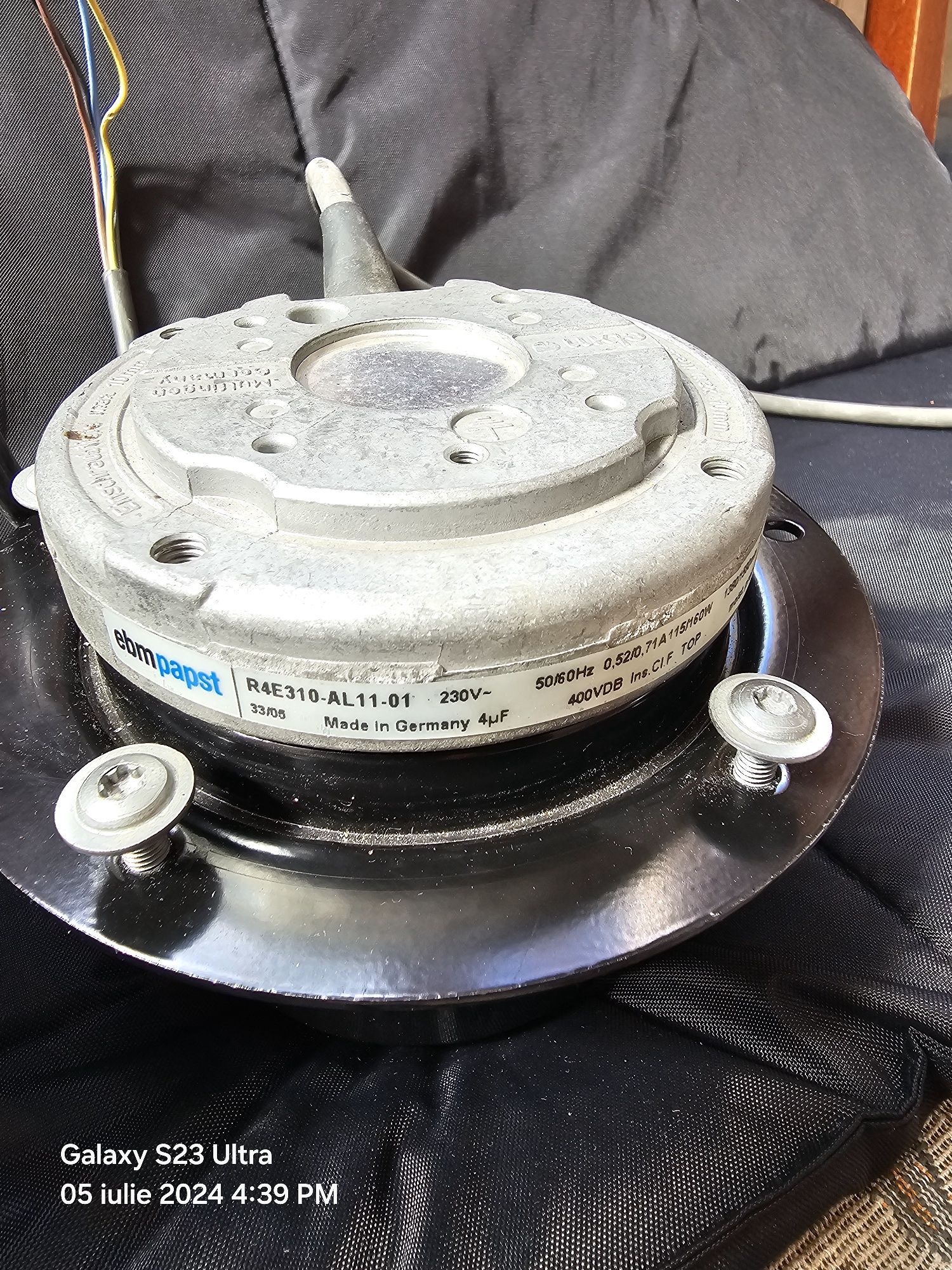 Motoare ventilator centrifugal EBM
EBM PAPST R4E310-AF12-05 VENTILATOR