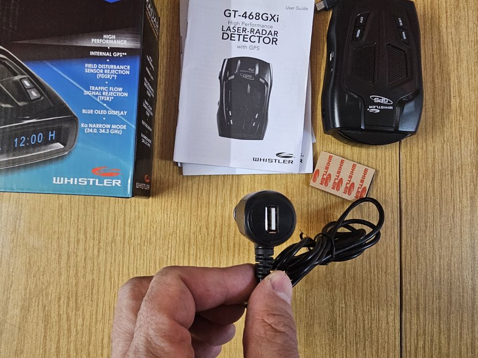 Радар детектор с вграден GPS Whistler GT-468GXi