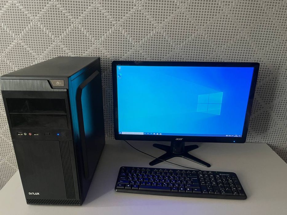 Игровой компьютер i5 4 ядра 8гб/GTX 750Ti 4ГБ/SSD/Aser 23 дюйма