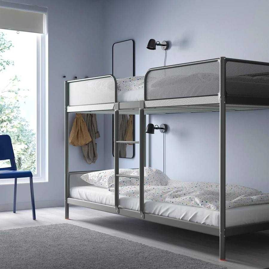 двухъярусная кровать IKEA TUFFING , 207х130,5х96,5 см, черный